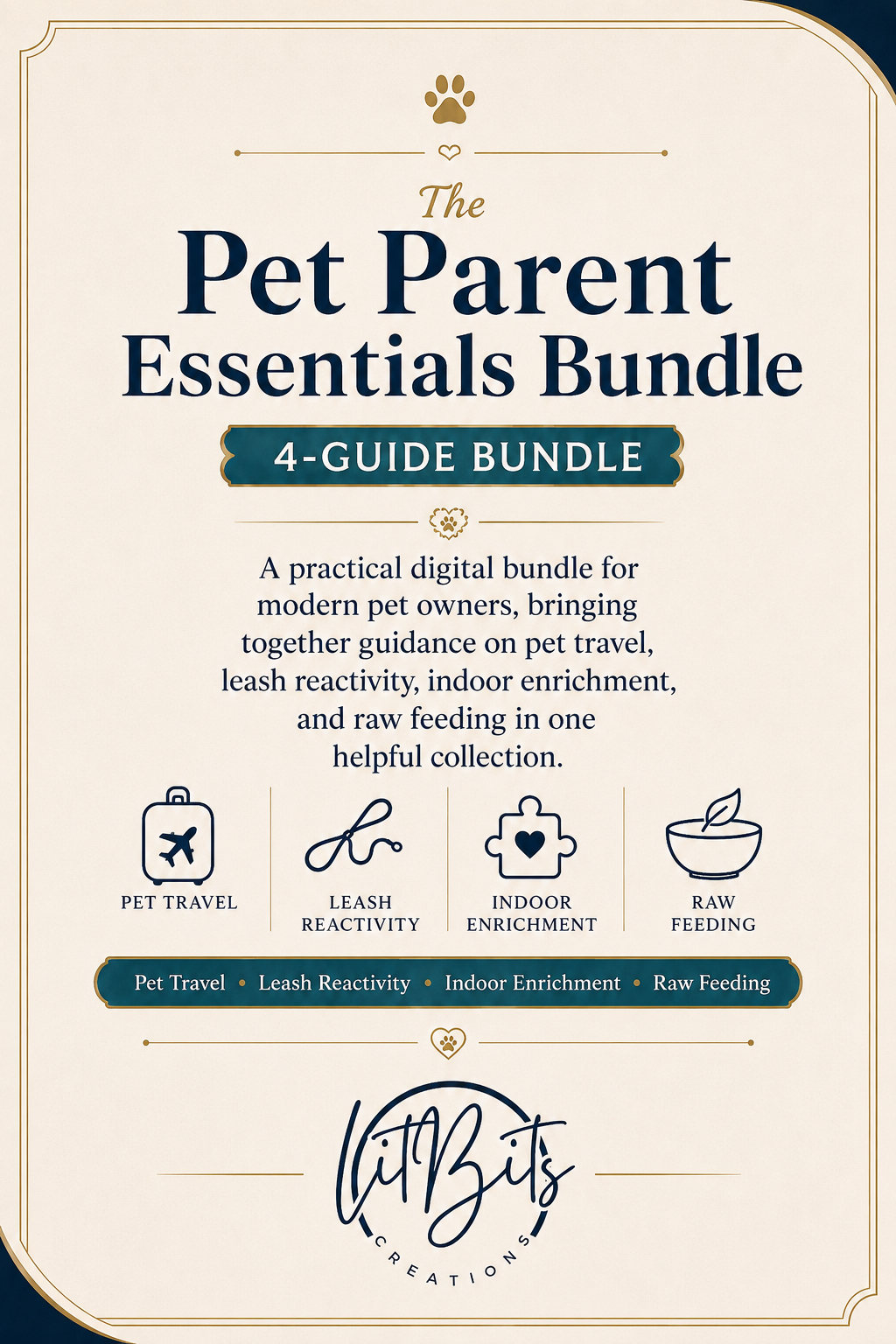 The Pet Parent Essentials Bundle | 4 Digital Pet Care Guides
