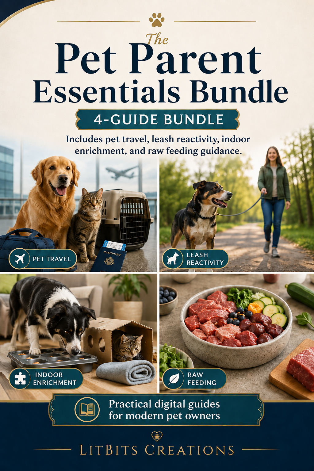 The Pet Parent Essentials Bundle | 4 Digital Pet Care Guides