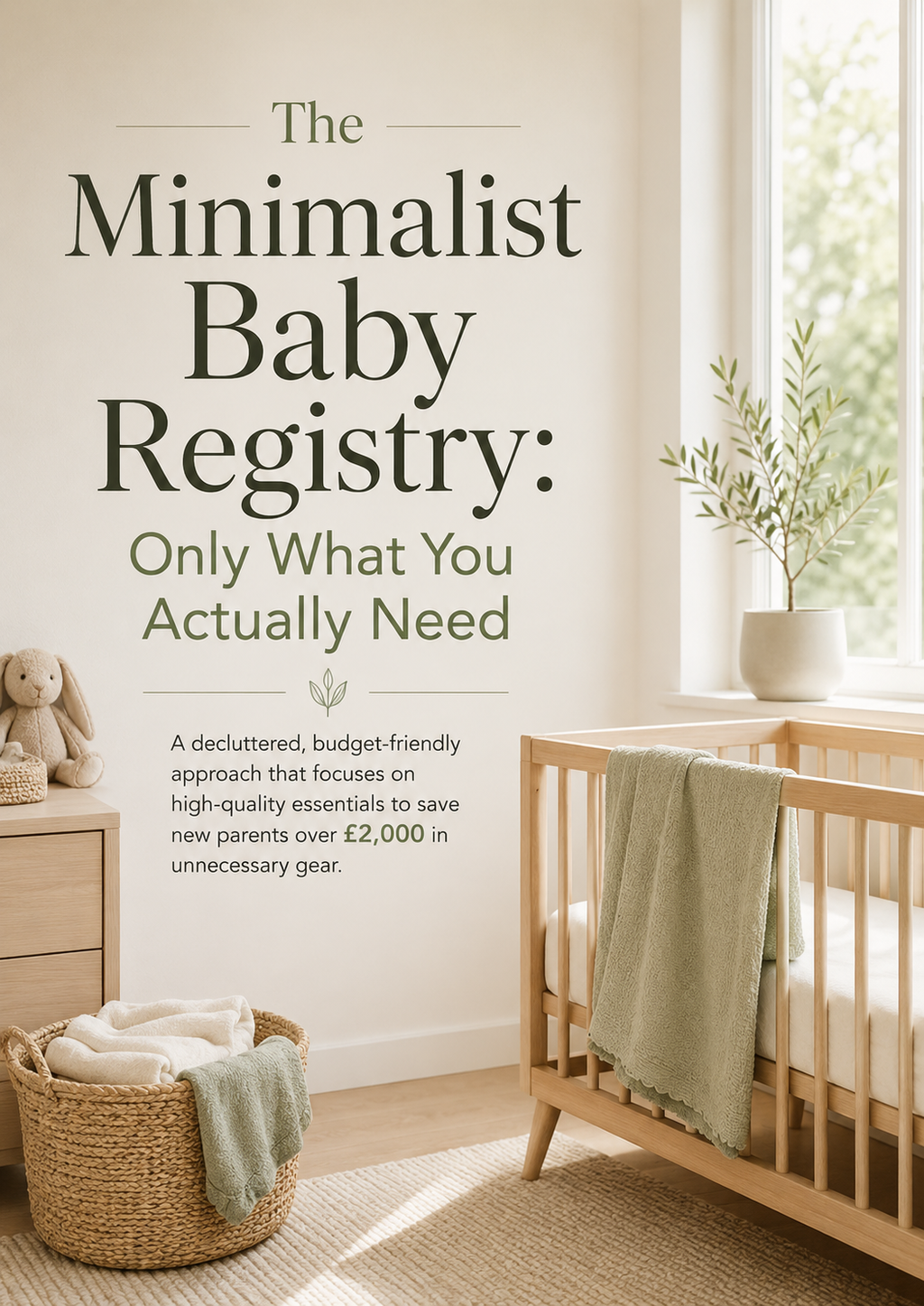 Minimalist Baby Registry: Only What You Actually Need