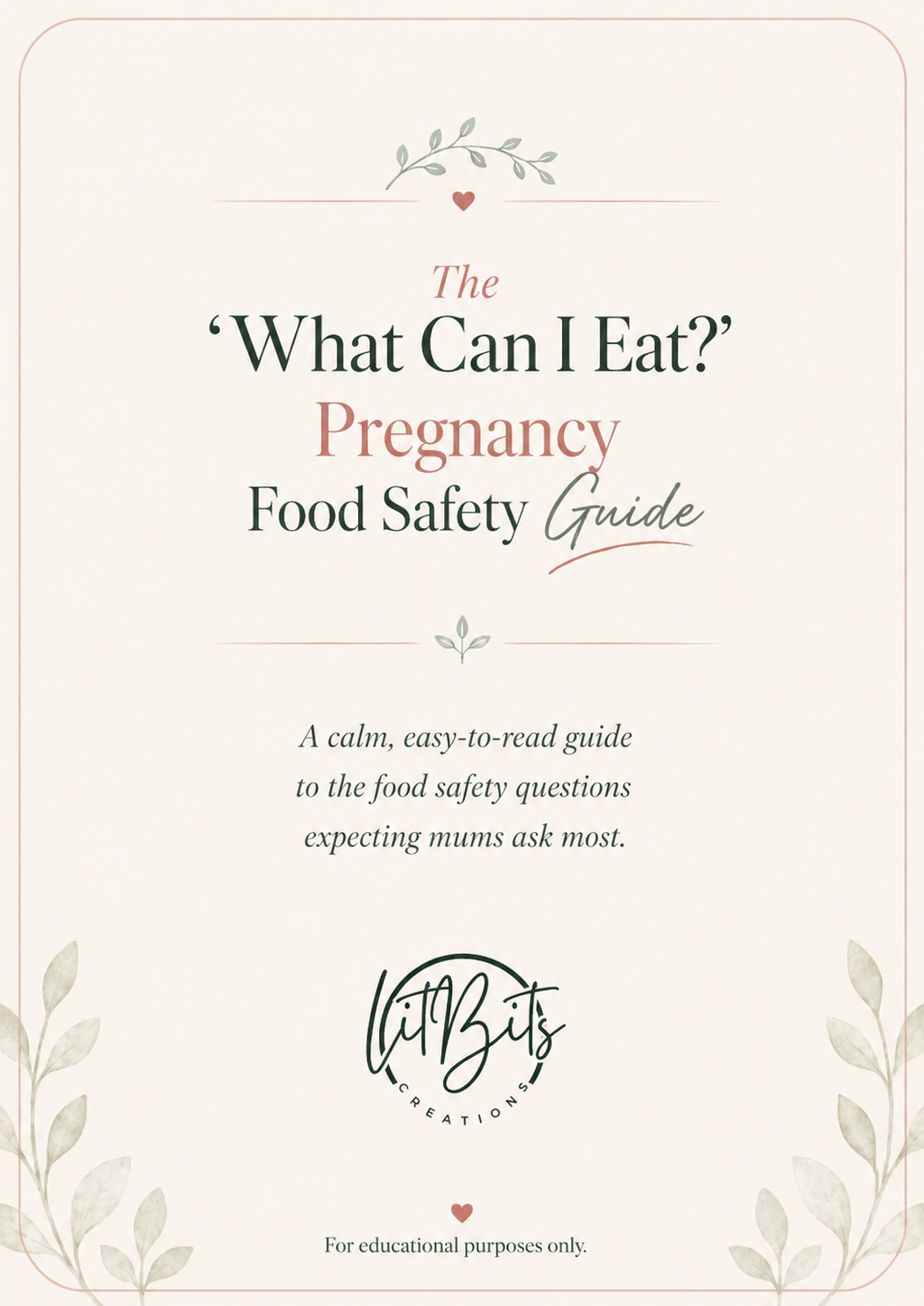 The “What Can I Eat?” Pregnancy Food Safety Guide