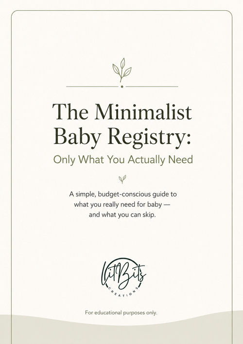 Minimalist Baby Registry: Only What You Actually Need